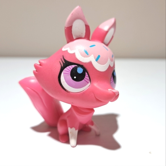 Pink FOX #3000 - Littlest Pet Shop - Hasbro LPS - Picture 1 of 8